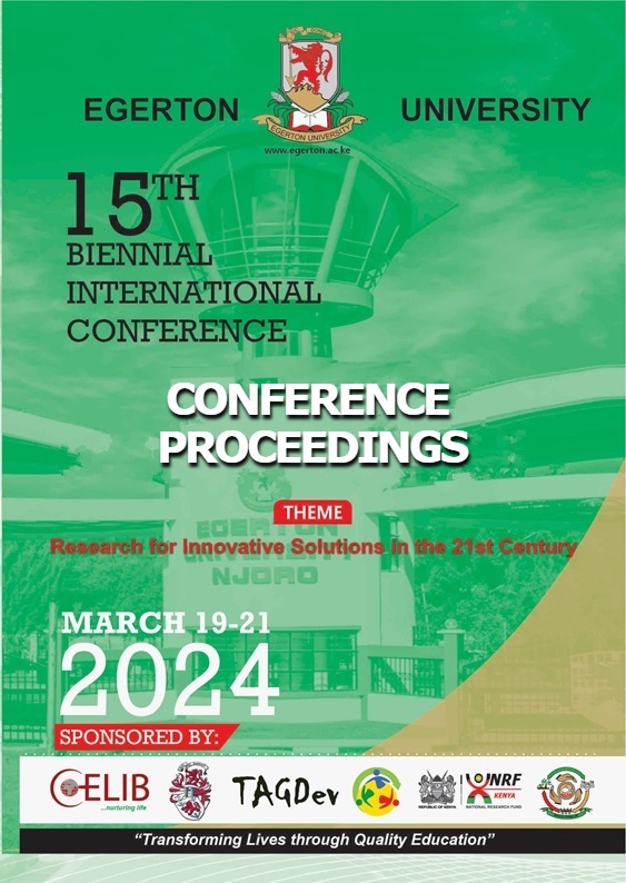 View 2024: Egerton University 15th Biennial International Conference